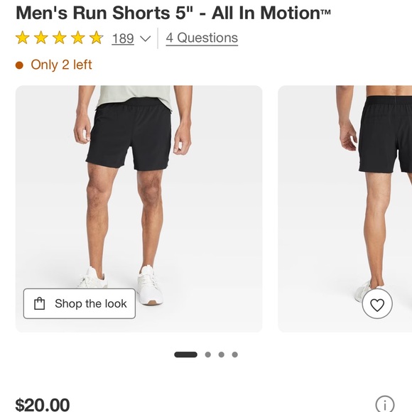 5” All in Motion running shorts - Picture 1 of 1